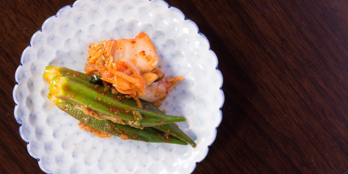 何本でも食べれちゃう♪オクラのキムチ漬け