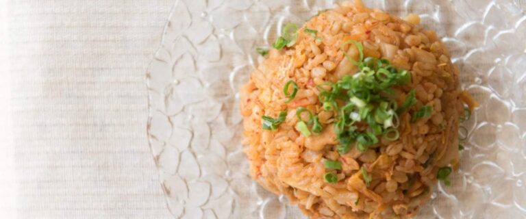 乳酸菌たっぷり！もちもちキムチ炒飯