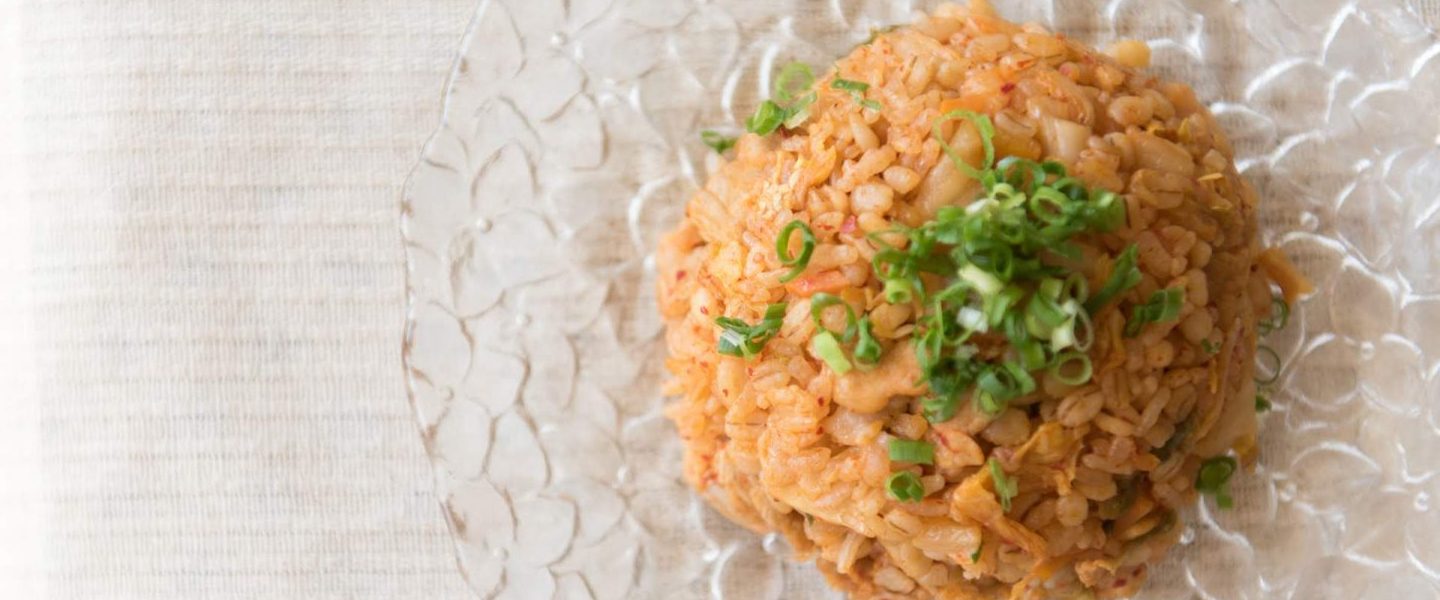 乳酸菌たっぷり！もちもちキムチ炒飯