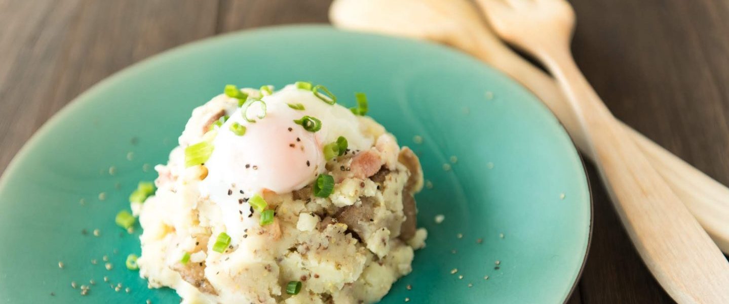 発酵食品「いぶりがっこ」の腸活ポテサラ