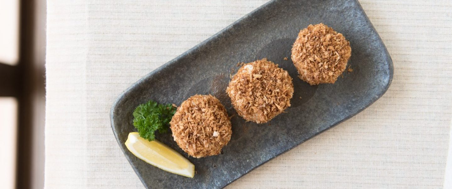 揚げない“腸”ヘルシーな♪かぼちゃコロッケ