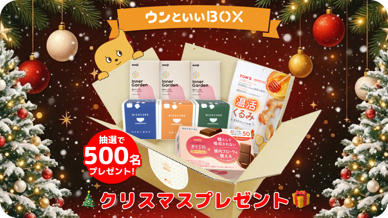ウンといいBOX~クリスマスプレゼントキャンペーン