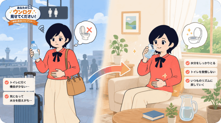 「あなたのウンログ見せてください」vol.19！ふだんは下しやすいのに、旅行中は3日間“出ない”。いつもの調子に戻るまでの記録